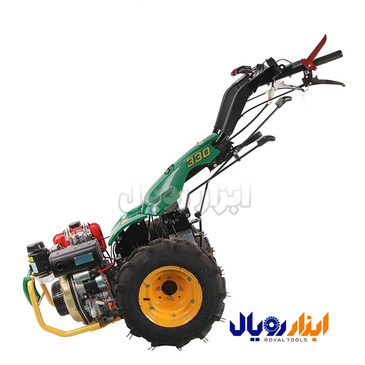 تراکتور دوچرخ BT330 موتور 10 اسب دیزلی استارتی تراکتور دوچرخ BT330 با موتور 10 اسب دیزلی استارتی - ابزار رویال