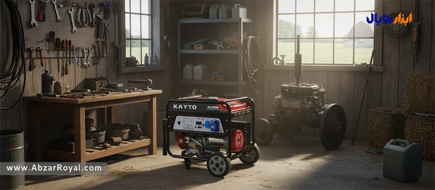 خرید دستگاه موتور برق ۸ کیلووات بنزینی KAYTO