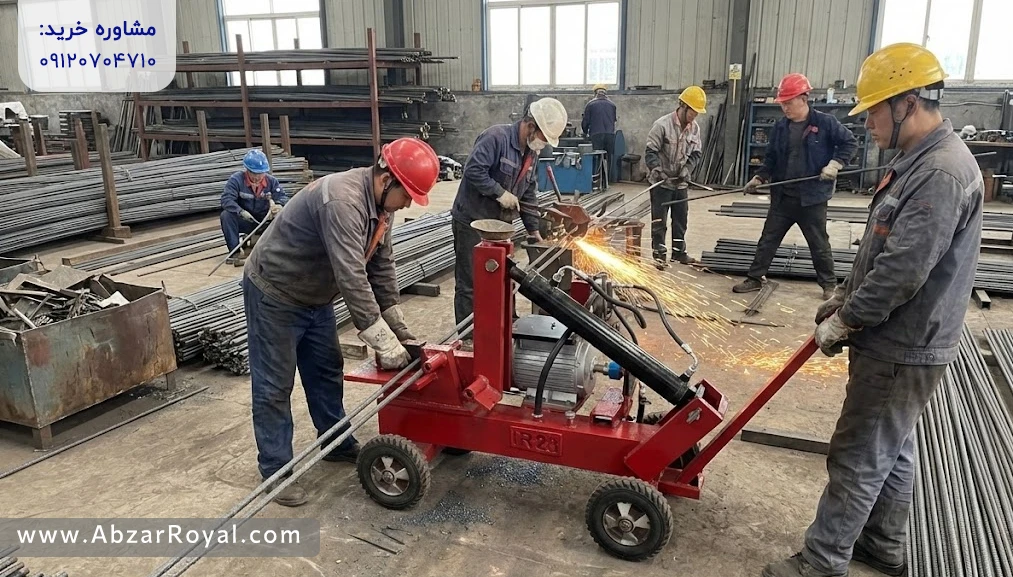 مزایا و معایب دستگاه خم و برش میلگرد سایز 28